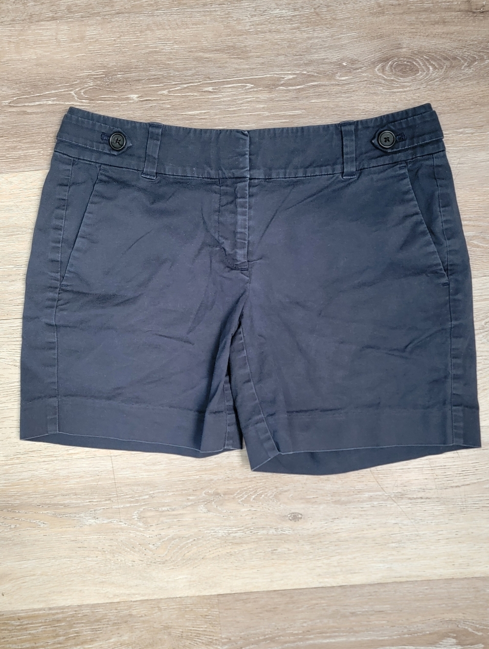 Ann Taylor Navy Blue Chino Shorts Size 2